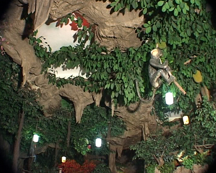 廣州新塘水簾洞熱帶雨林餐廳（假山溶洞造景工程）