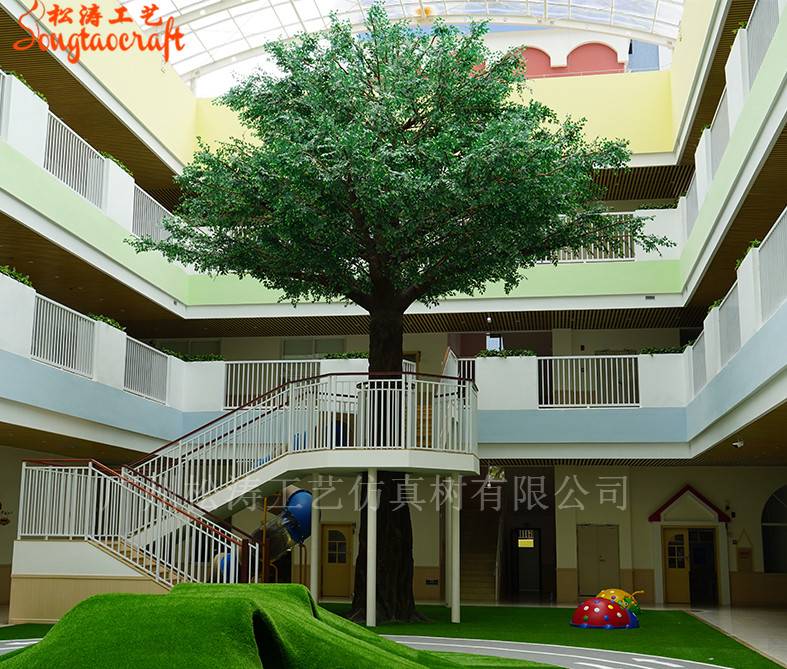 惠州博羅幼兒園榕樹景觀